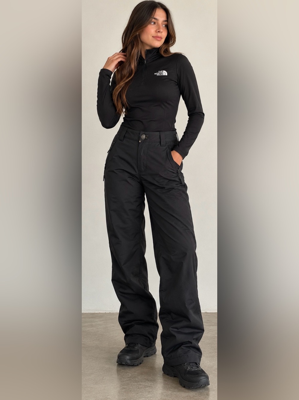 The North Face Women’s DryVent Snow Ski Pants Black Size M Waterproof Insulated
